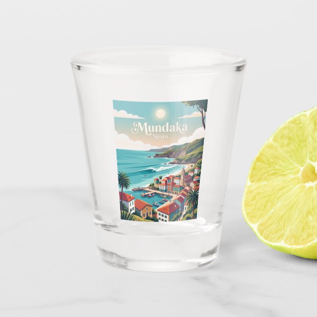 Mundaka Spain Shot Glass (Front)