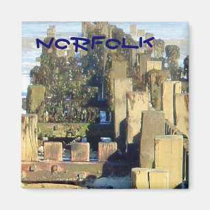 Mundesley Beach Groyne, Norfolk, UK Magnet