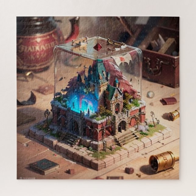Mundo em Miniatura Jigsaw Puzzle (Vertical)