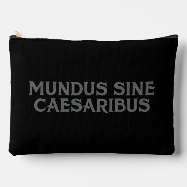 Mundus Sine Caesaribus Accessory Pouch (Front)