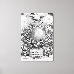 Mundus Subterraneus' by Athanasius Kircher Canvas Print