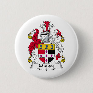 Mundy Family Crest 2 Inch Round Button