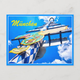 Munich  Bavaria Germany Travel Postcard