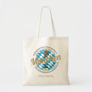 Munich Bavaria Vintage Oktoberfest Germany City Tote Bag