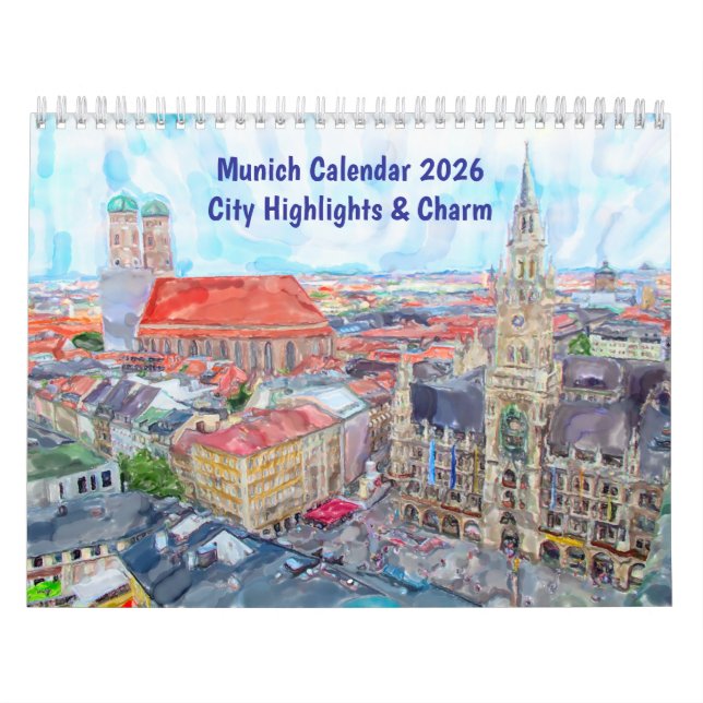 Munich Calendar 2026 – City Highlights & Charm (Cover)