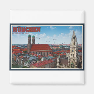Munich Cityscape Magnet