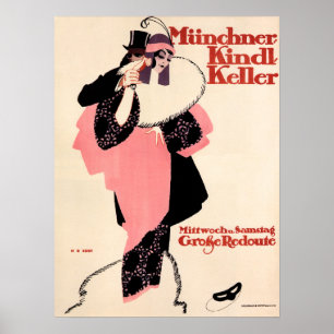 Munich Department Store Advertising Hans Rudi Erdt Poster
