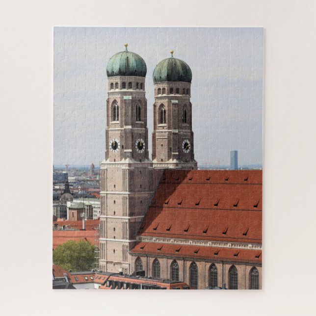 Munich Frauenkirche Cathedral - 16x20 - 520 pcs Jigsaw Puzzle (Vertical)