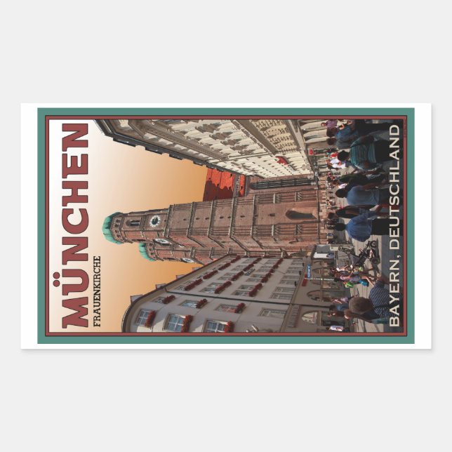 Munich - Frauenkirche Sticker (Front)