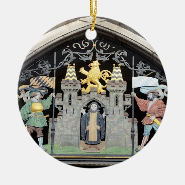 Munich, Germany Ceramic Ornament (Front)
