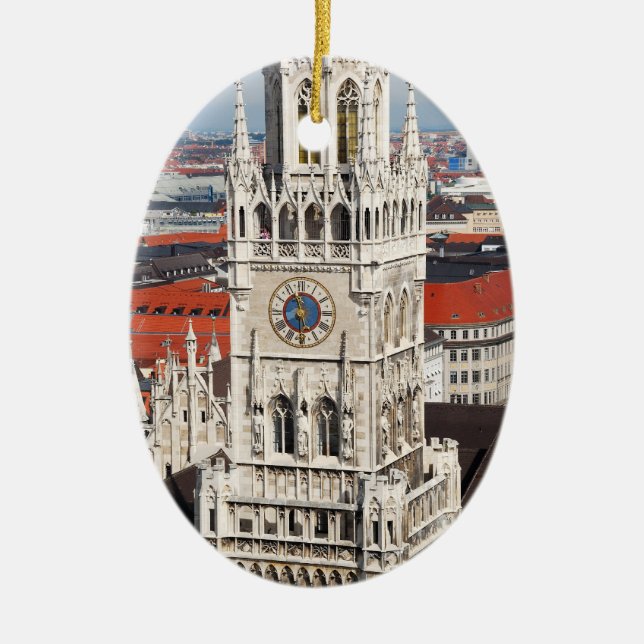Munich, Germany Ceramic Ornament (Front)
