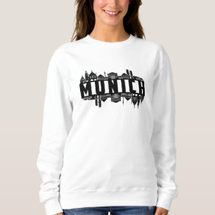 Munich Germany City Cityscape Cool Funny Gift Sweatshirt