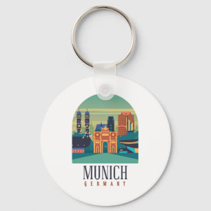 Munich Germany Keychain