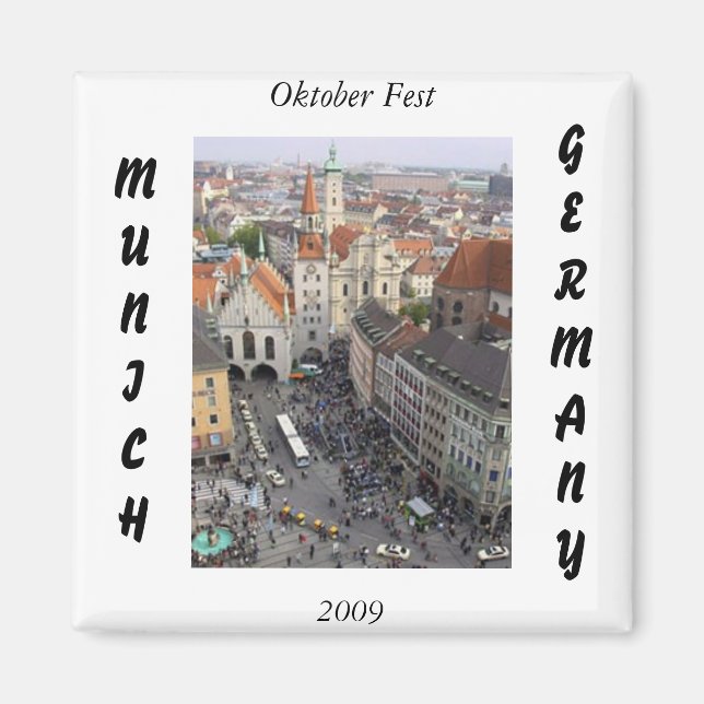 Munich Germany, Magnet (Front)