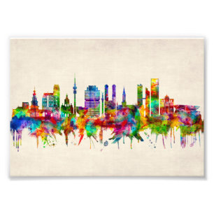 Munich Germany Skyline Photo Print