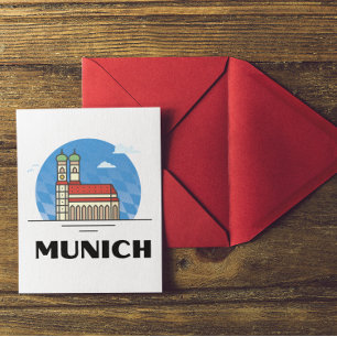 Munich Germany Travel Vintage    Postcard