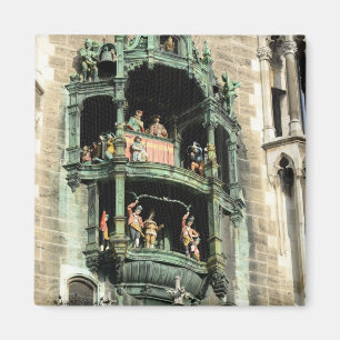 munich neues rathaus glockenspiel magnet