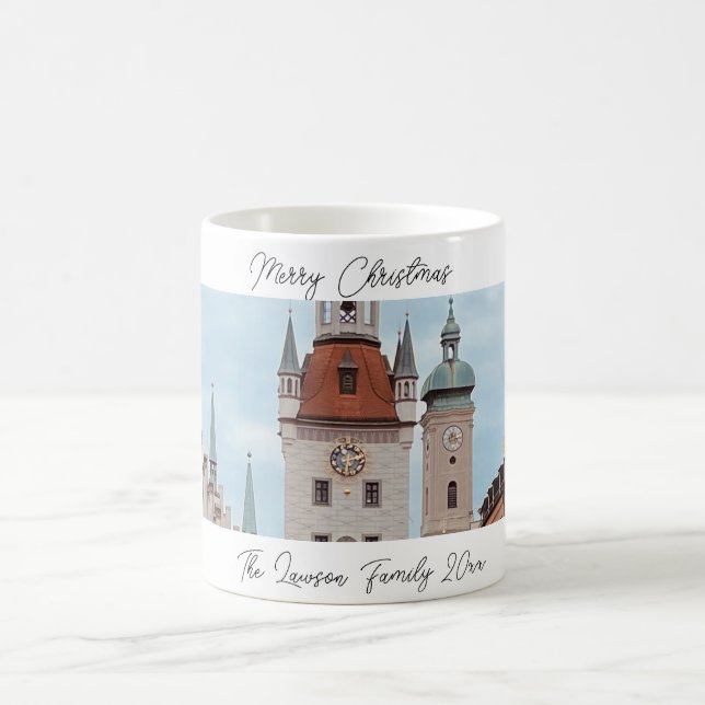 Munich Personalize Christmas Market Germany   Coffee Mug (Center)
