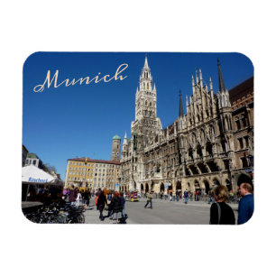Munich Square (Marienplatz) Magnet