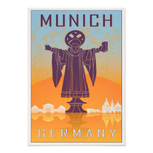 Munich vintage poster