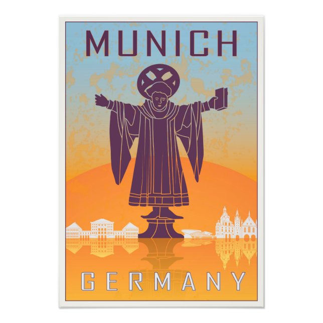 Munich vintage poster (Front)