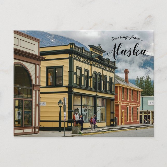 Municipality and Borough of Skagway Alaska Postcard (Front)