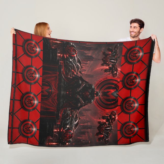 munkus crimson Moon blanket/munkus fleece blanket (In Situ)