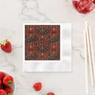 munkus/leonidas premium red party napkins/party  napkin