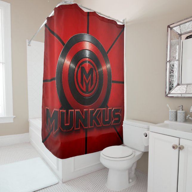 munkus shower curtain/bathroom accessories (In Situ)