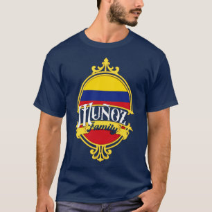 Munoz Family Colombia flag T-Shirt