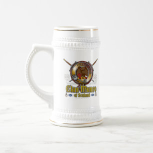 Munro Clan Badge Beer Stein
