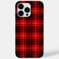 Munro tartan red black plaid