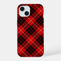 Munro tartan red black plaid