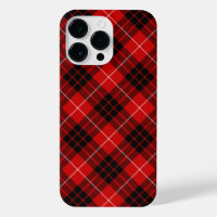 Munro tartan red black plaid
