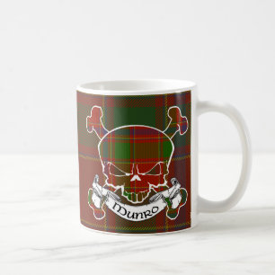 Munro Tartan Skull Coffee Mug