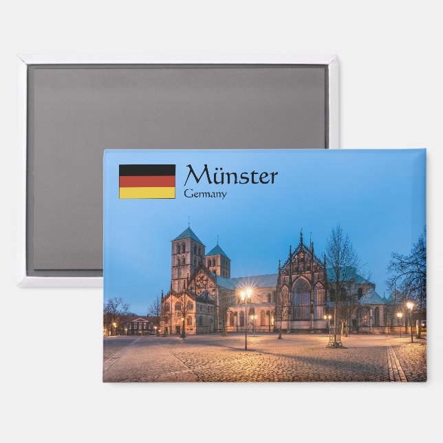 Münster Germany Magnet (Front/Back)