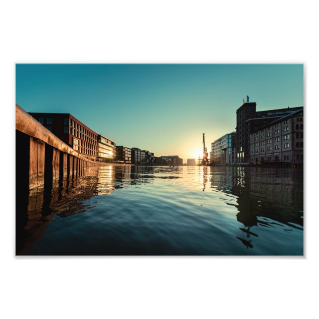 Münsterer Hafen Photo Print (Front)