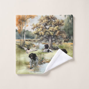 Munsterlander Bath Towel Set