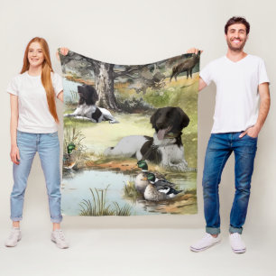  Munsterlander  Fleece Blanket