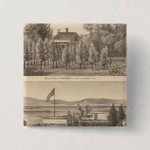 Munyan, Armstrong, Kapp properties 2 Inch Square Button