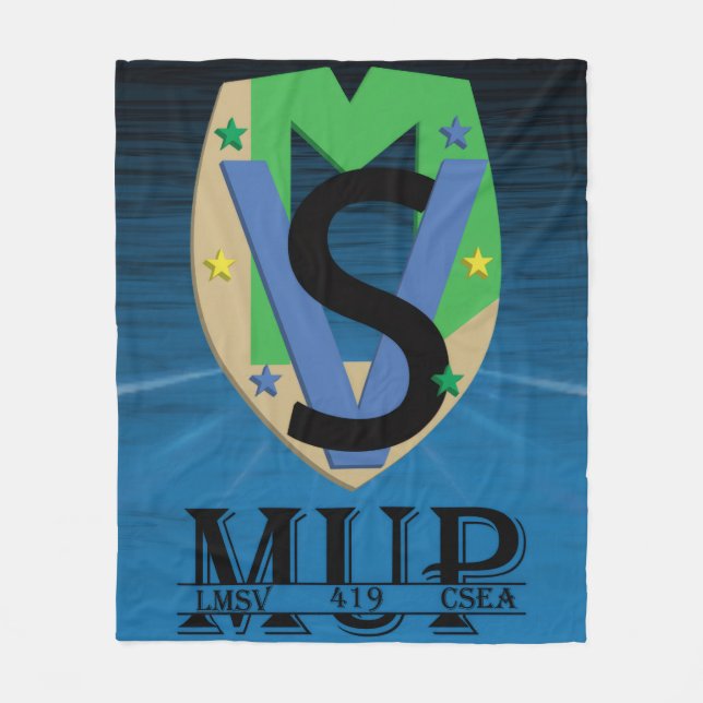 Mup Line Logo Blanket (Front)