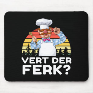 Muppet Show Swedish Chef Expletive New Funny Stic Mouse Pad