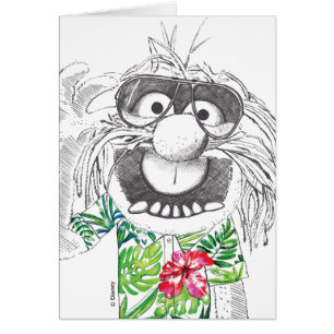 Muppets Animal Dans Une Chemise Hawaïenne