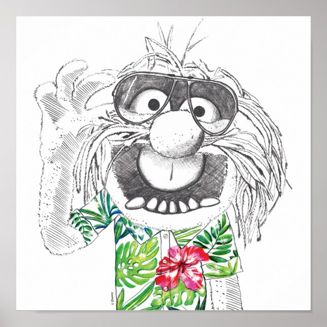 Muppets | Animal In A Hawaiian Shirt 4 Poster (Front)