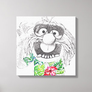 Muppets   Animal In A Hawaiian Shirt 6 Canvas Print