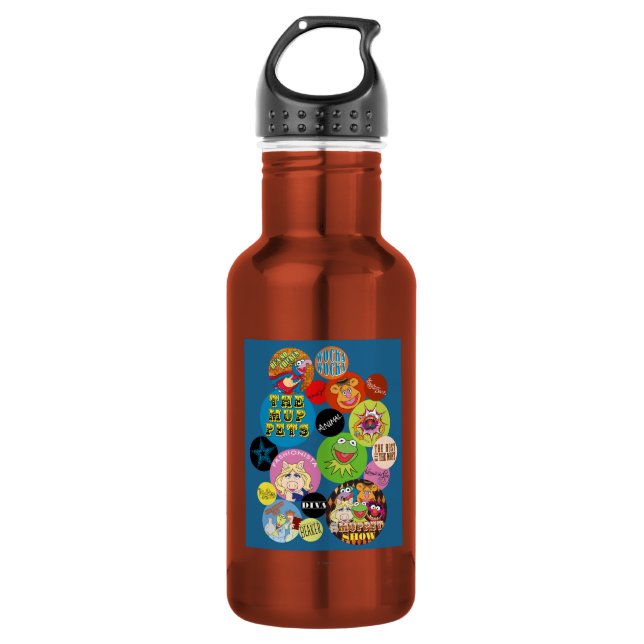 Muppets Circle Graphic 532 Ml Water Bottle (Front)