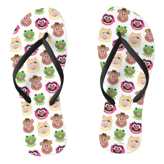 Muppets Emoji Flip Flops (Footbed)