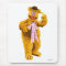 Muppets Fozzie Bear standing holding banana Disney