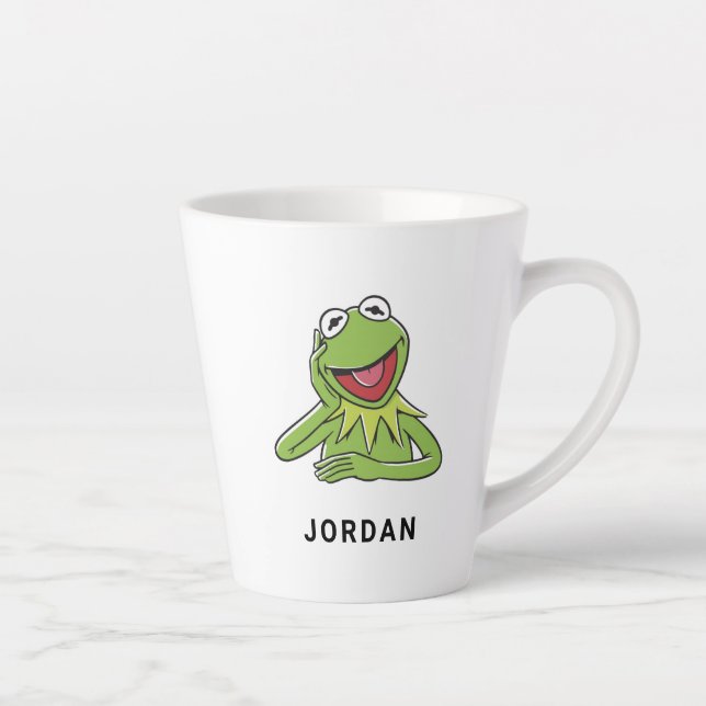 Muppets Kermit Smiling Disney Latte Mug (Right)