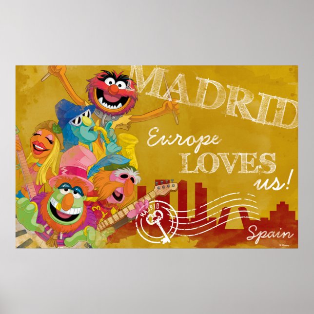Muppets - Madrid, Espagne Poster (Devant)
